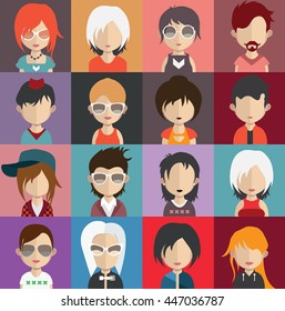 Part of avatars32,part4 ( 16 Man and woman Characters )