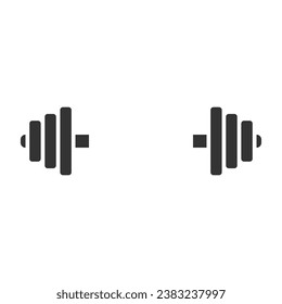 Teil des Grills mit Platten mit Gewicht Scheiben.