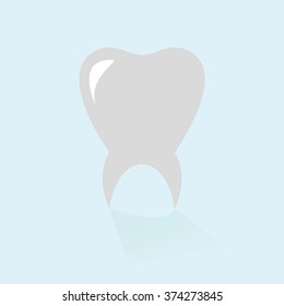 part of the body of the tooth with roots
