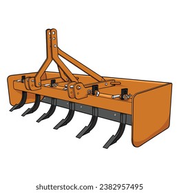 Part of Box blade for agriculture tractor