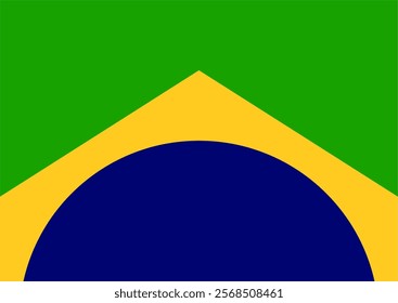 Part of the Brazilian flag, colors green, yellow and blue