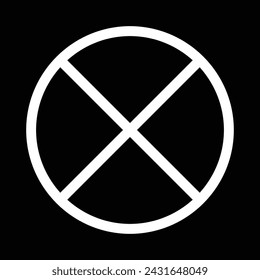 part of fortune astrology symbol, black background icon design