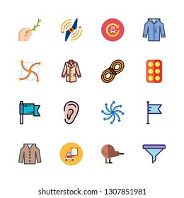 part icon set. vector set about airscrew, car repair, ear and eggs icons set.