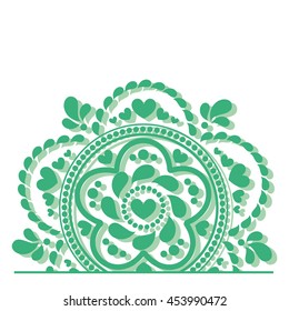 Part of Ornament geometric circle element made in vector.