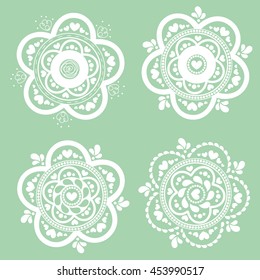 Part of Ornament geometric circle element made in vector.