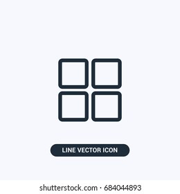 Part Portion Unit Vector Icon Design