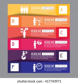 Part of the report with logo and icons set. Business concept with five options. Vector infographic of technology or education process. Web Template of a pyramidal chart, diagram or presentation.