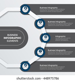 Part of the report with logo and icons set. Vector infographic of technology or education process. Business concept with six options. Web Template of a pyramidal chart, diagram or presentation.