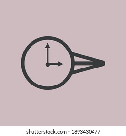 part time icon design, newest symbol of minimalism