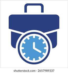 Elemento de icono de trabajo de tiempo parcial para diseño