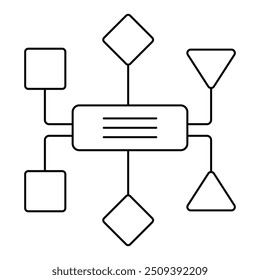 Diseño de iconos de trabajo parcial. Representa Segmentación de Tareas, Colaboración de Equipo, Eficiencia, Planificación de Proyectos. Icono de Vector con trazo editable.