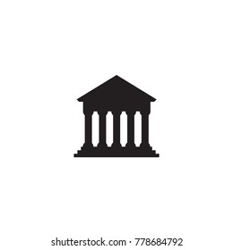 parthenon icon. sign design