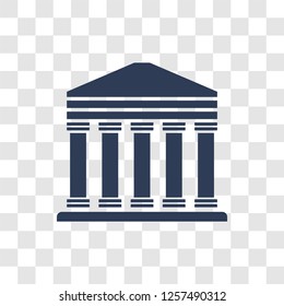 Parthenon Icon Trendy Parthenon Logo Concept Stock Vector (Royalty Free ...