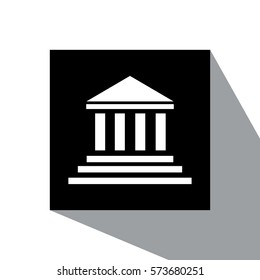Parthenon icon vector illustration