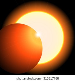 Partial solar eclipse; sun; sunlight; corona; astronomy; sunset; phases