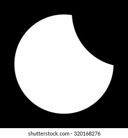 Partial sun eclipse; moon; astrology; astronomy; universe