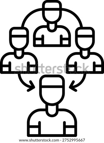 Participant Art vector Icon Design Illustration