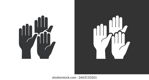 Participant icon. Solid glyph series icon