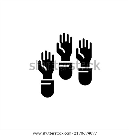 participation concept line icon. Simple element illustration. participation concept outline symbol design.