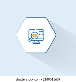 Participation Monitoring icon vector design