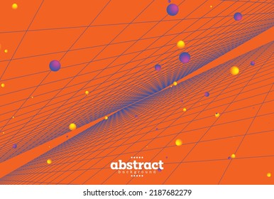particle dots with square grid dimentional astrology technology cyberpunk theme background for advertisement banner website template product presentation package vector eps.