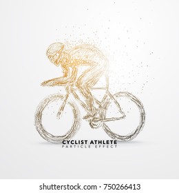 Particle Effect Cyclist Racing