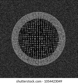 particle letters sphere