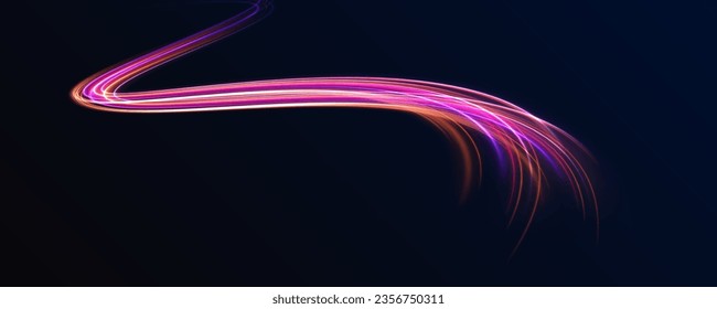 Particle motion effect vectorRed blue special effect, speed police line. Magic of moving fast lines. Laser beams, horizontal light rays. Particle motion effect. Vector	