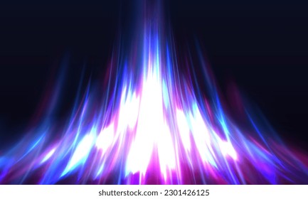 Particle motion light effect. Abstract fire flare trace lens flares.  Light trails, golden glitter glow and sparkling flare spiral swirls on transparent background. 