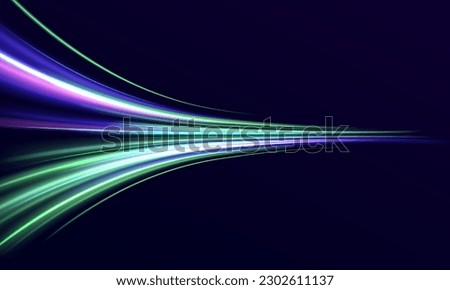 Particle motion light effect. Abstract fire flare trace lens flares.  Light trails, golden glitter glow and sparkling flare spiral swirls on transparent background. 