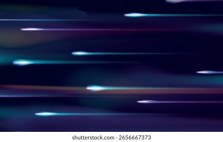 
Efeito de luz de movimento de partículas. Resumo dos sinais de deflagração de incêndio.  Trilhas leves, brilho dourado e brilhante