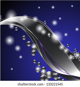 Particle stram wave