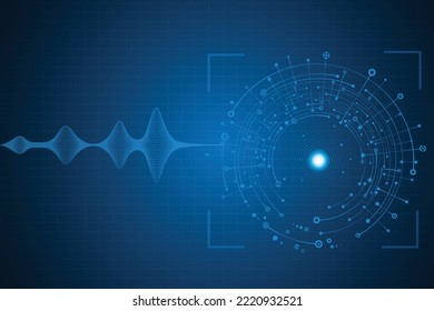 Particle style design. Illustration vector