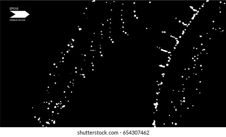 Particles explosion. Power energy motion overlay texture, flying fragments, twisting dots, smashing glass, splash particles. You can use different types of overlay and get great effects.