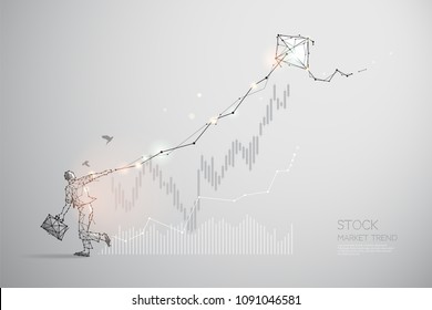 The particles, geometric art, line and dot of stock market trend.
abstract vector illustration. graphic design concept of business
- line stroke weight editable