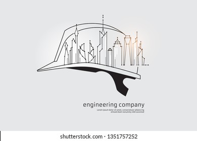 The particles, geometric art, line and dot of engineering.
abstract vector illustration. graphic design concept of construction.
- line stroke weight editable