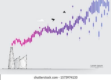 The particles, geometric art, line and dot of factory.
abstract vector illustration. graphic design concept of business.
- line stroke weight editable