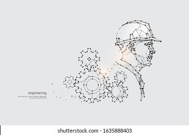 The Particles, Geometric Art, Line And Dot Of Engineering.
Abstract Vector Illustration. Graphic Design Concept Of Technology.
- Line Stroke Weight Editable