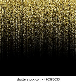 Particles rain background. Vector illustration. Elegant design element.