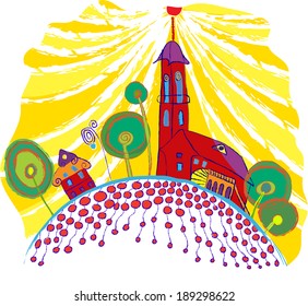 Particoloured Town