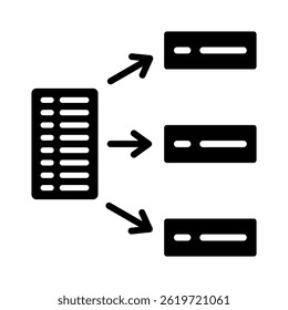 Partition Icon Element For Design