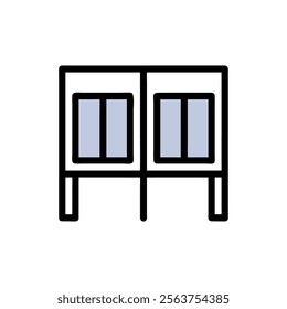 Partition for Office Separation Icon Design