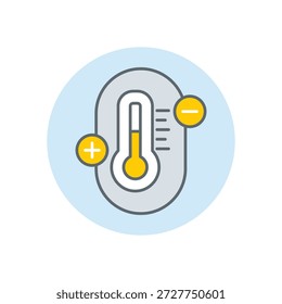 Partly Cloudy icon clean and modern vector illustration