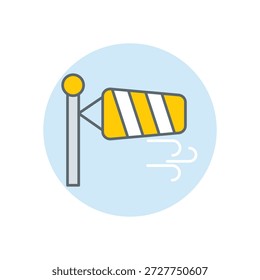 Partly Cloudy icon clean and modern vector illustration