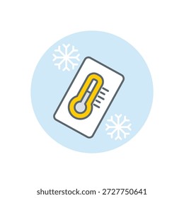 Partly Cloudy icon clean and modern vector illustration