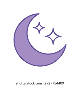 Partly Cloudy icon clean and modern vector illustration