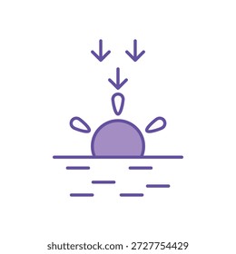 Partly Cloudy icon clean and modern vector illustration