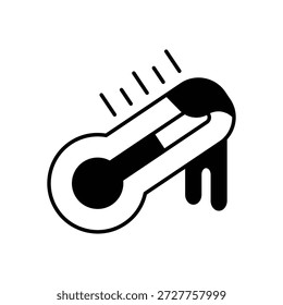 Partly Cloudy icon clean and modern vector illustration