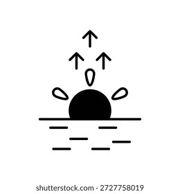 Partly Cloudy icon clean and modern vector illustration
