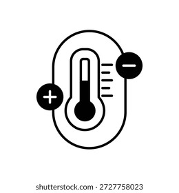 Partly Cloudy icon clean and modern vector illustration